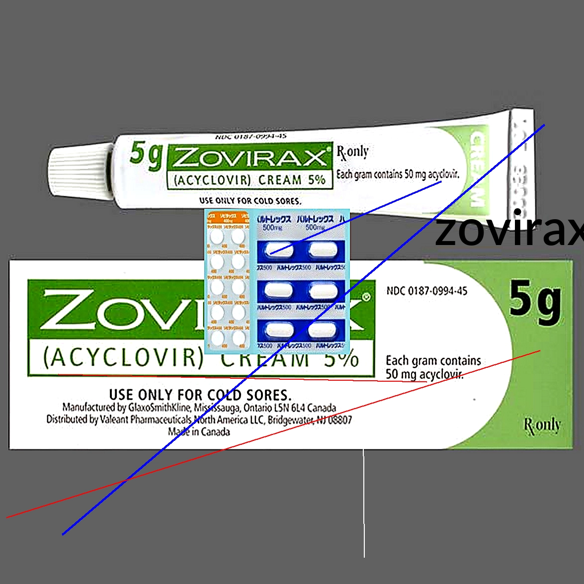 Le générique de zovirax